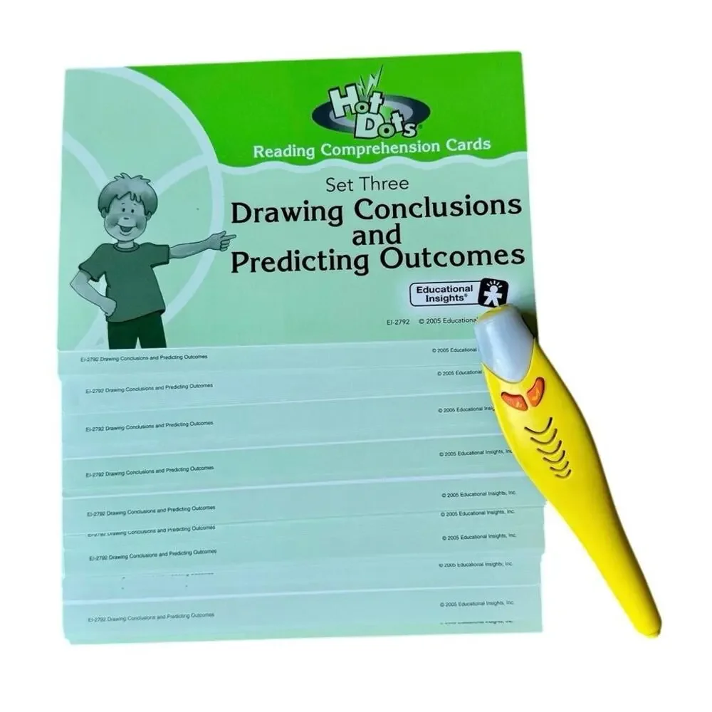 Hot Dots Reading Comprehension Sets 2 & 3 Tested Working Pen
